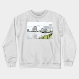 New Orleans Riverwalk by Debra Martz Crewneck Sweatshirt